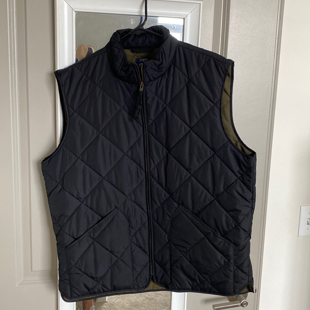 Mens J. Crew Quilted Vest